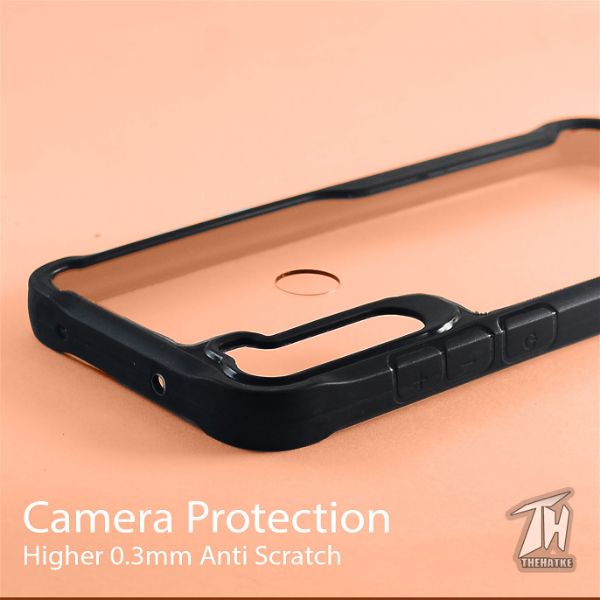 Shockproof silicone protective transparent Case for Redmi note 8