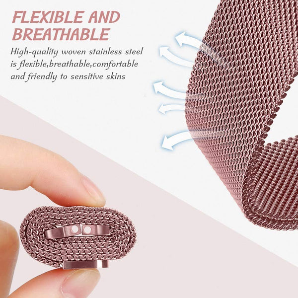 Rose Gold Chain Strap For Smart Watch (22mm)