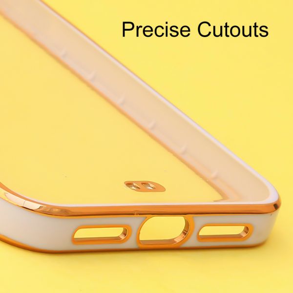 Purple Electroplated Transparent Case for Apple iphone 12