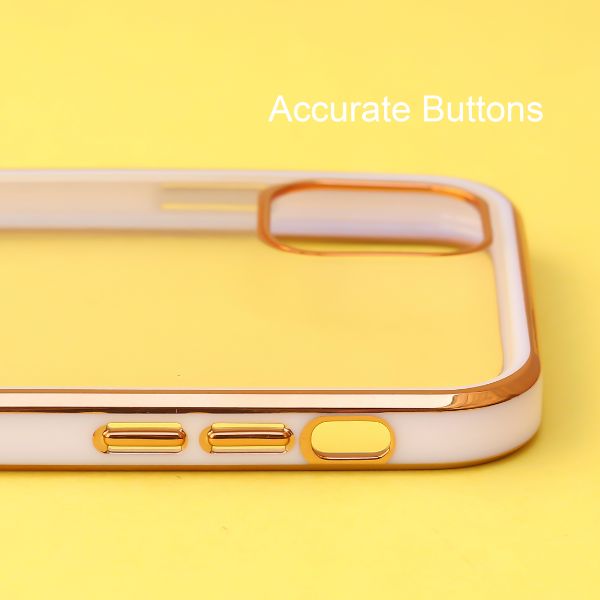 Purple Electroplated Transparent Case for Apple iphone 12 Mini