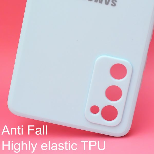 Light Blue Candy Silicone Case for Samsung S20 FE