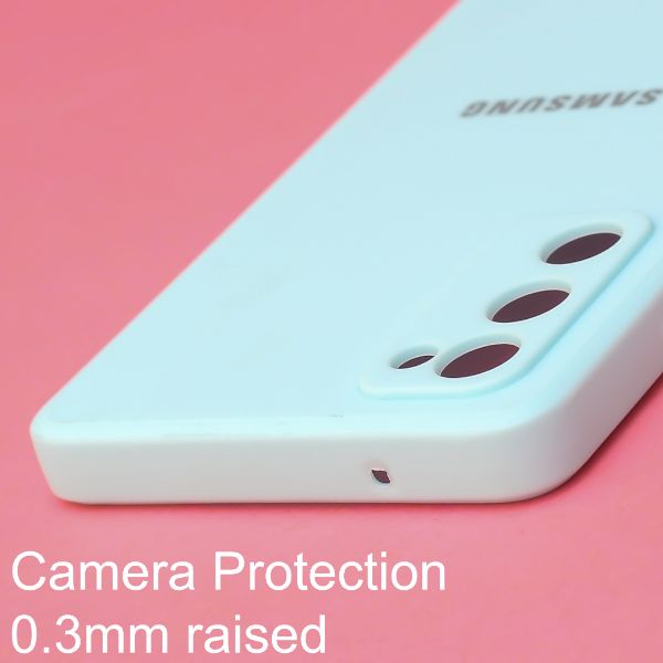 Light Blue Candy Silicone Case for Samsung S21 FE