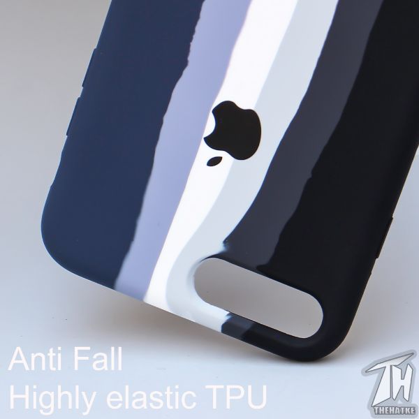 Monochrome Silicone Case for Apple iphone 7 Plus