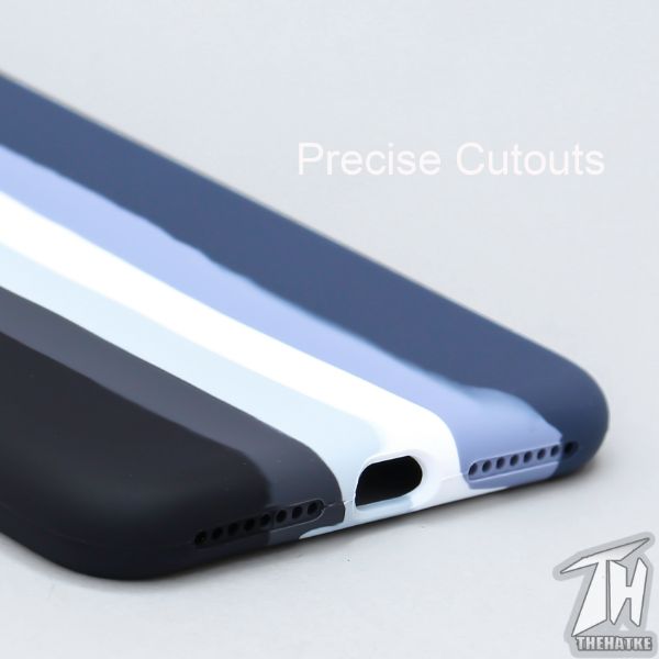 Monochrome Silicone Case for Apple iphone 7 Plus