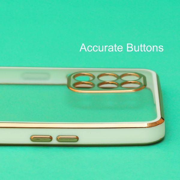 White Electroplated Transparent Case for Oneplus 9r