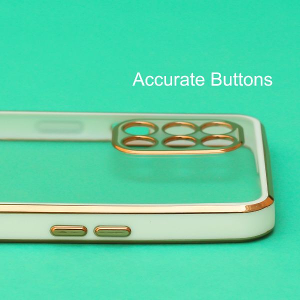 White Electroplated Transparent Case for Oneplus 8T