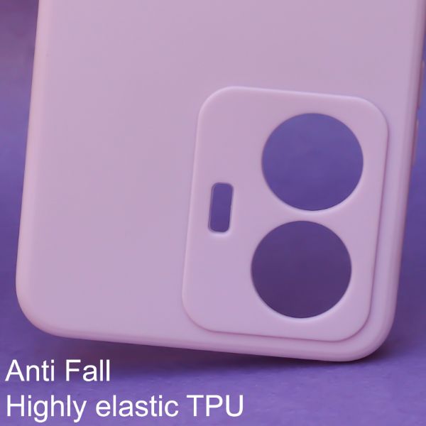 Purple Candy Silicone Case for Vivo t1 4G