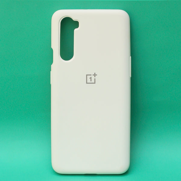 White Original Silicone case for Oneplus Nord
