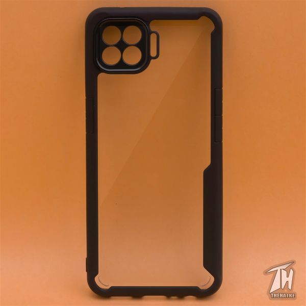 Hybrid Shockproof protective transparent Silicone Case for Oppo f17