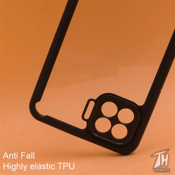 Hybrid Shockproof protective transparent Silicone Case for Oppo f17