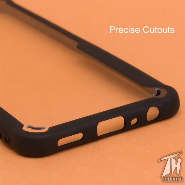 Hybrid Shockproof protective transparent Silicone Case for Oppo f17