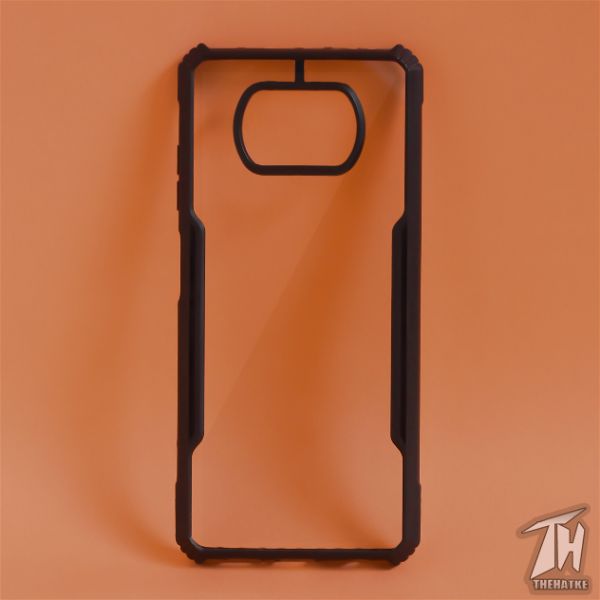 Shockproof silicone protective transparent Case for Poco X3