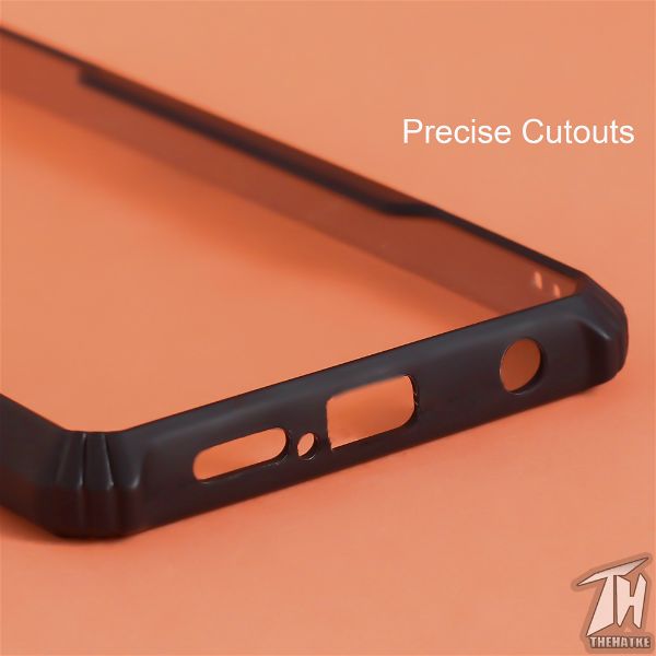 Shockproof silicone protective transparent Case for Poco X3