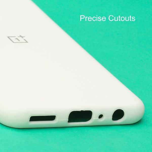 White Original Silicone case for Oneplus Nord CE 2