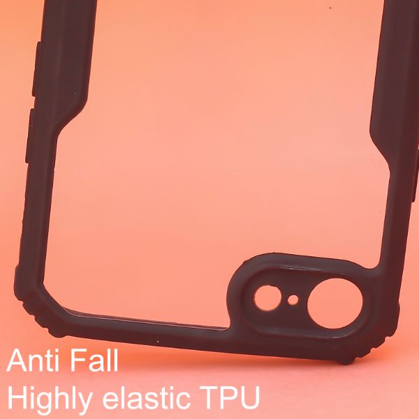 Hybrid Shockproof Silicone Transparent Safe Case for Apple iphone 7