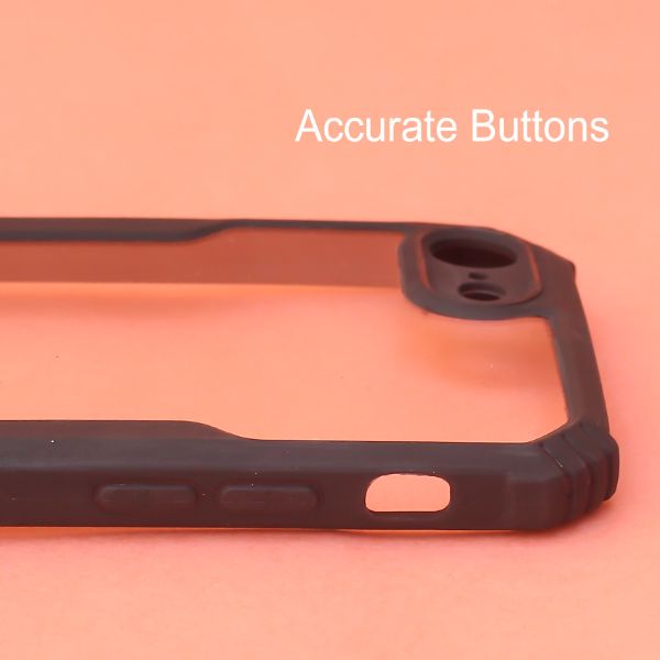 Hybrid Shockproof Silicone Transparent Safe Case for Apple iphone 7