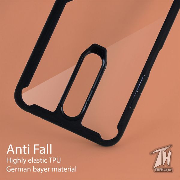 Shockproof silicone protective transparent Case for Poco X2