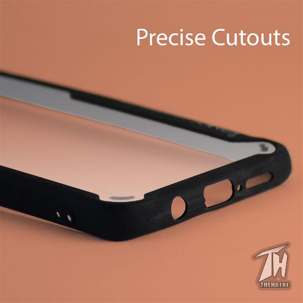 Shockproof silicone protective transparent Case for Poco X2