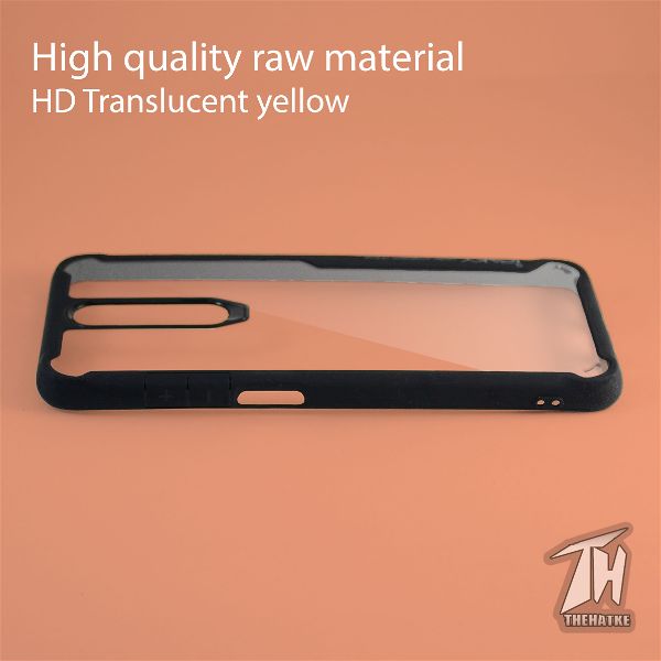 Shockproof silicone protective transparent Case for Poco X2