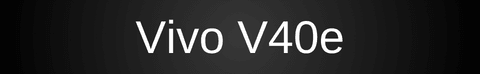 Original Vivo V40e Mobile Cover