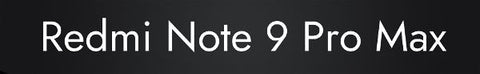 Redmi note 9 pro max