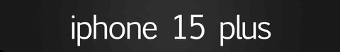 Apple iphone 15 plus