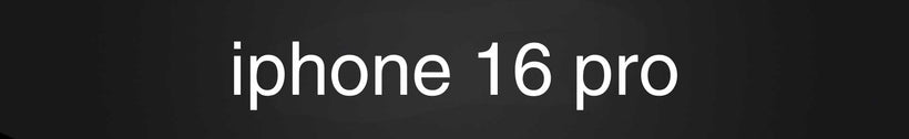 Apple iphone 16 pro
