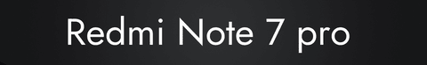 Redmi note 7 pro