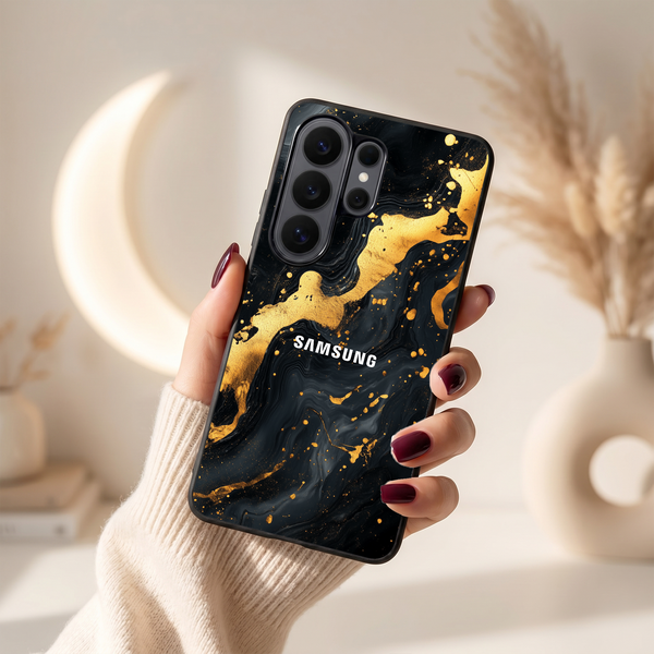 Black Gold Blaze MB Case for Samsung Galaxy S26 Ultra