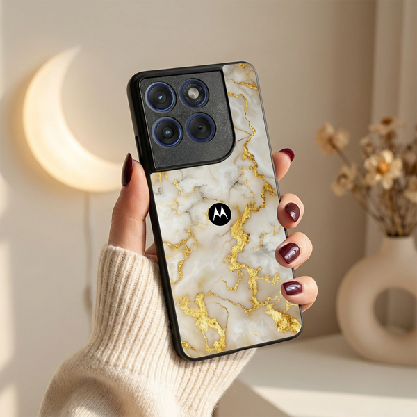 Gold Vein Glory MB Case for Motorola Edge 70