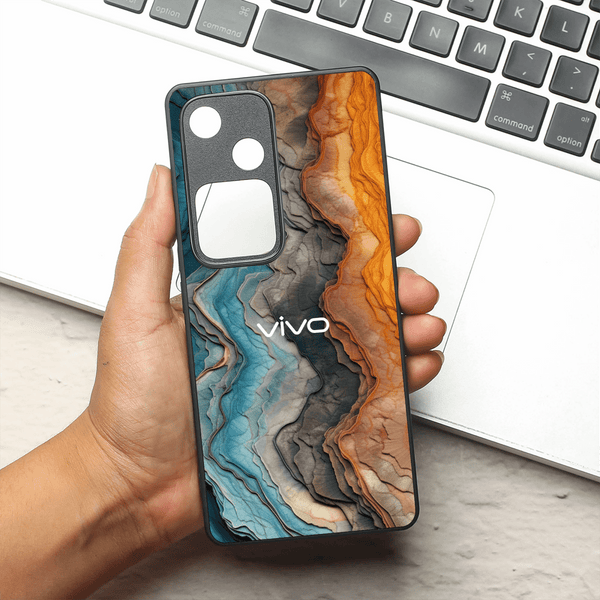 Layered Marble MB Case for Vivo V30