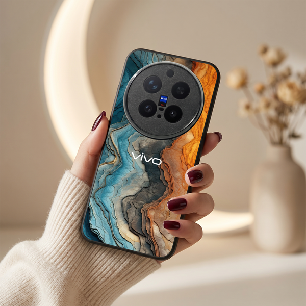 Layered Marble MB Case for Vivo X300 Pro