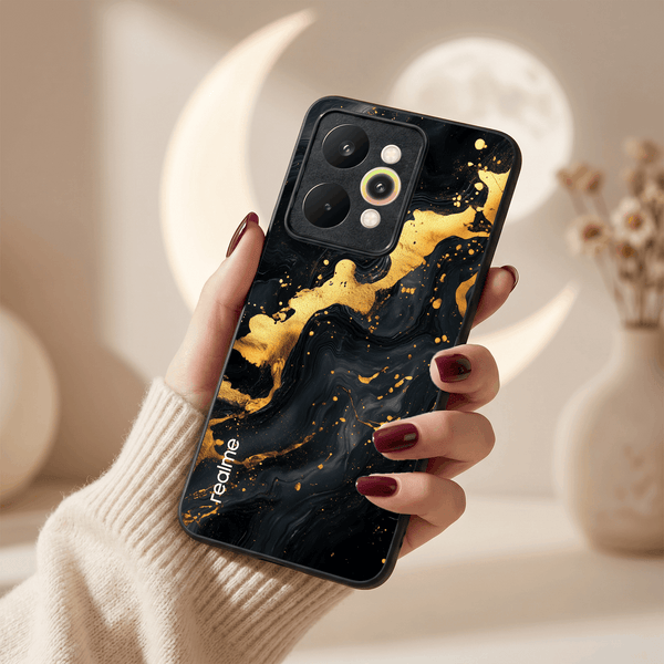 Black Gold Blaze MB case for Realme 15 Pro
