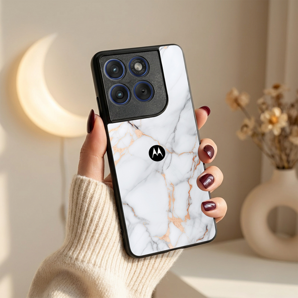 Copper Luxe Marble MB Case for Motorola Edge 70