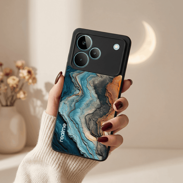 Layered Marble MB case for Realme P4 Pro