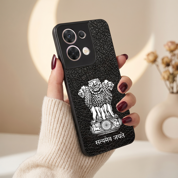 Black Satyamev Jayate MB Case for Oppo Reno 8
