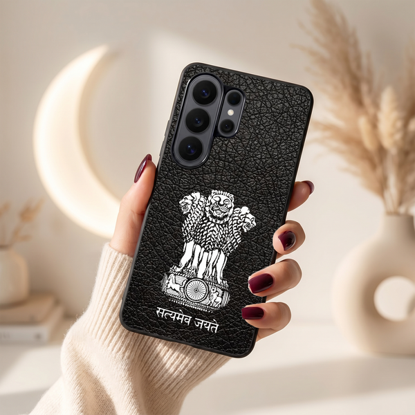 Black Satyamev Jayate MB Case for Samsung Galaxy S26 Ultra