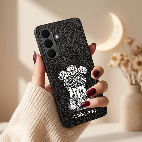 Black Satyamev Jayate MB Case for Samsung Galaxy S26