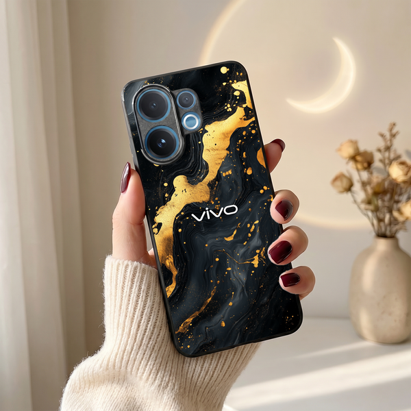 Black Gold Blaze MB Case for Vivo V60