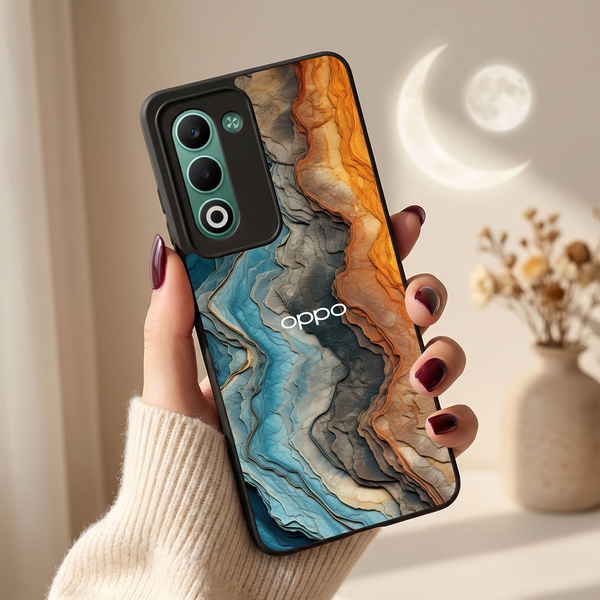 Layered Marble MB Case for Oppo A5 5G