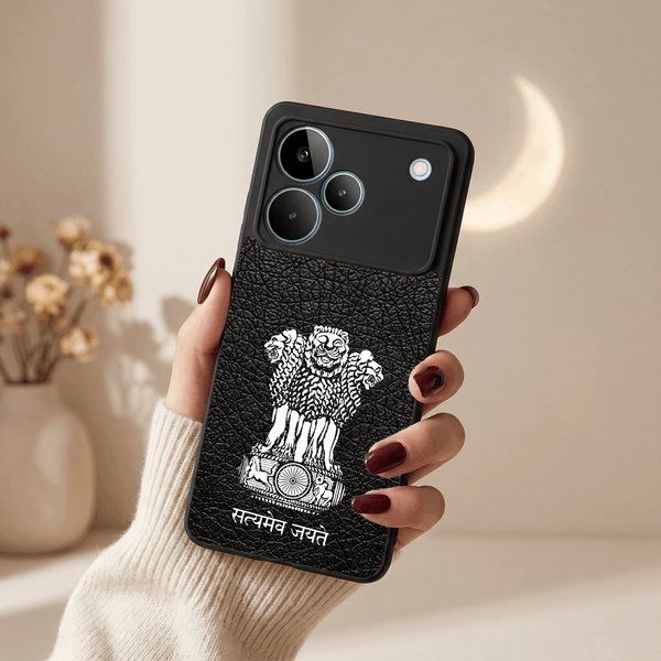 Black Satyamev Jayate MB case for Realme P4 Pro