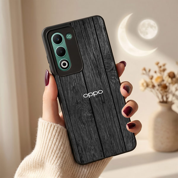 Dark Wood MB Case for Oppo A5 5G