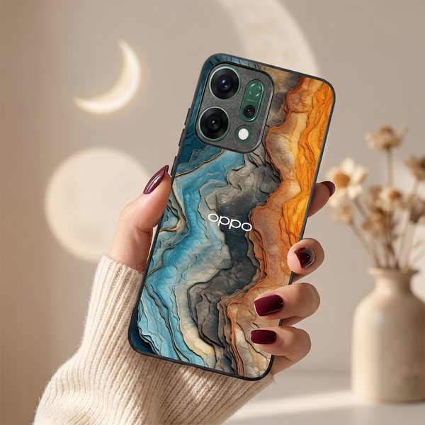 Layered Marble MB case for Oppo Reno 14 Pro