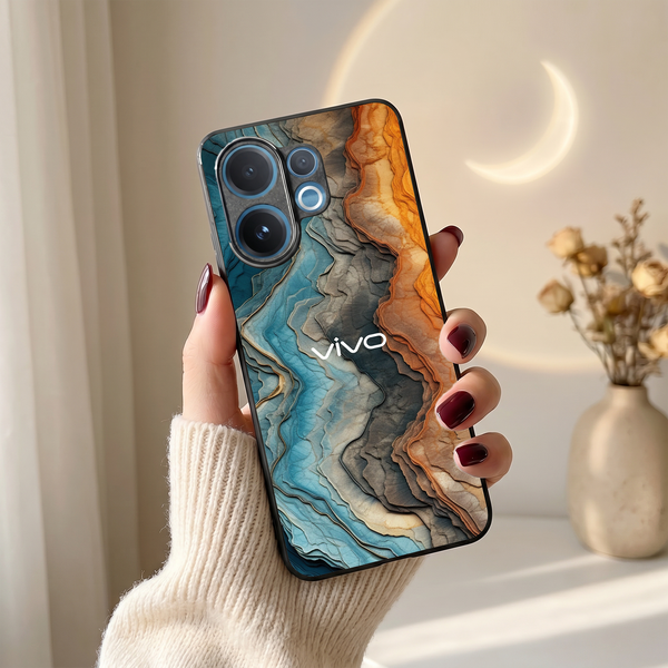 Layered Marble MB Case for Vivo V60