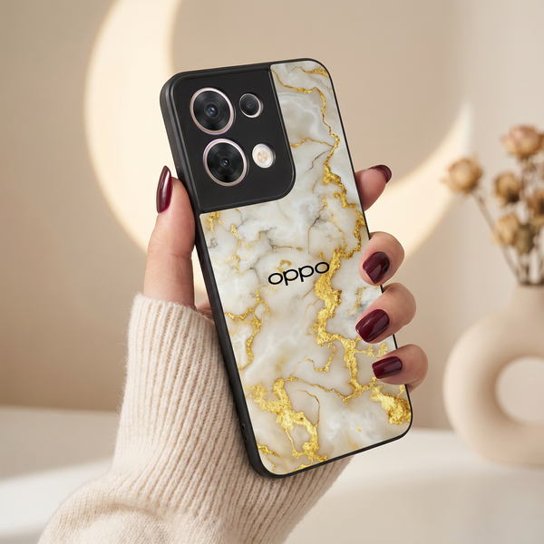 Gold Vein Glory MB Case for Oppo Reno 8