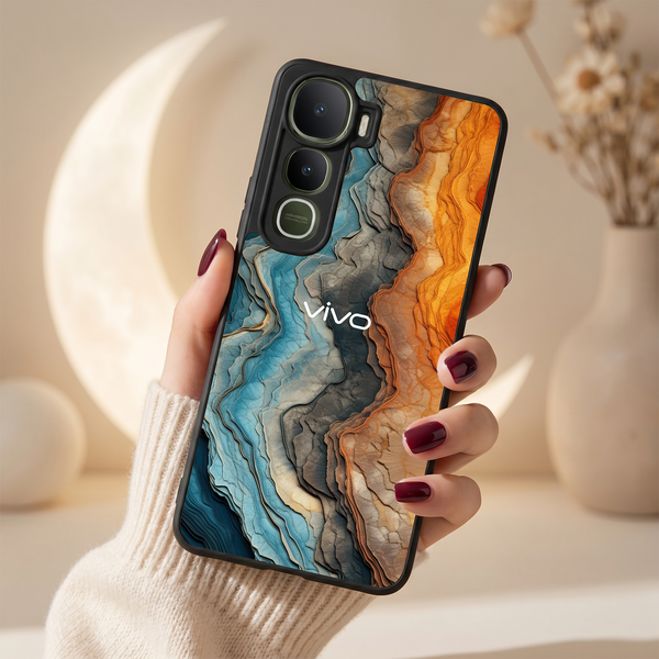 Layered Marble MB Case for Vivo Y400