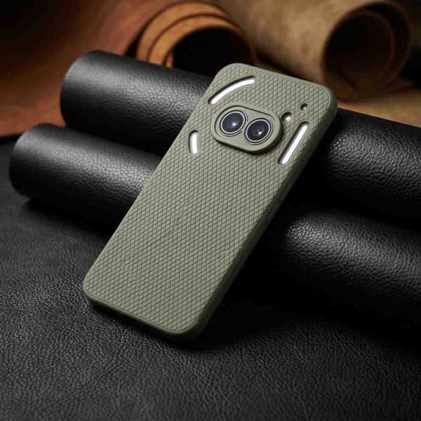 Grey Line Wave Silicone Case for Nothing Phone 2A