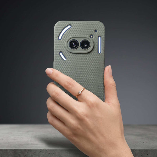 Grey Line Wave Silicone Case for Nothing Phone 2A