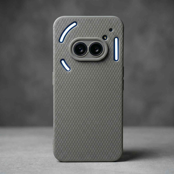 Grey Line Wave Silicone Case for Nothing Phone 2A