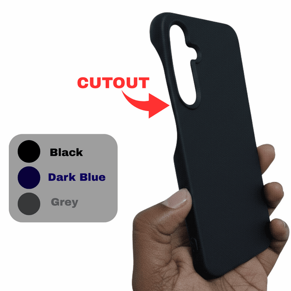 Black Silicone Case for Samsung S23 Fe